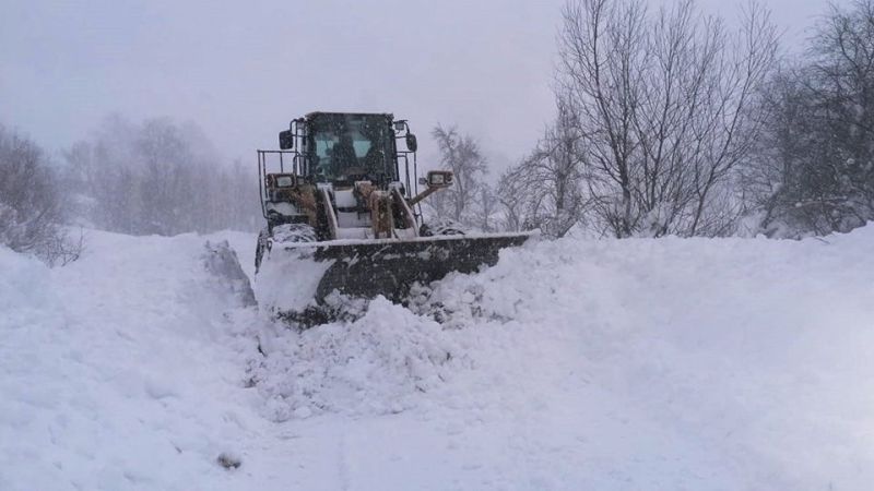 Kastamonu'da kar esareti bitiyor!.. Son 62 köy